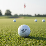 'Kiss my putt' Cheeky Funny Gift Friends Vaters Golfball<br><div class="desc">Fügen Sie Ihrem Schwung etwas Platz mit diesen frechen Golfbälle hinzu, die sagen: "Küss meinen Putt." Diese kühnen und lustigen Golfbälle eignen sich ideal für Golfer, die auf dem Grün gut lachen. Sie eignen sich hervorragend als Geschenk für Freunde, Väter, Golffreunde oder Turnierpreise. Dauerhaft, hochwertig und voller Persönlichkeit - diese...</div>