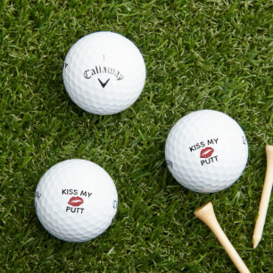 Kiss My Putt Golf Balls - Custom Callaway Golfball