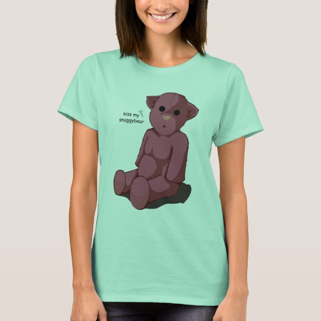 Kiss My Snuggybear - Pink Edition T-Shirt (Vorderseite)