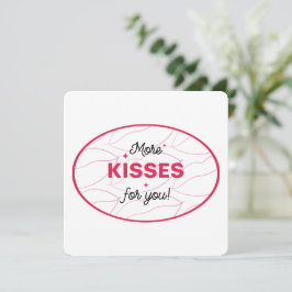 Kiss Pink Red Lips Romantic Love. Einladung