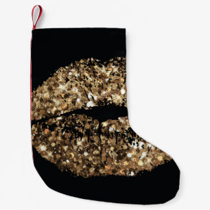 Kiss print: Goldschimmer Vintag. Kleiner Weihnachtsstrumpf