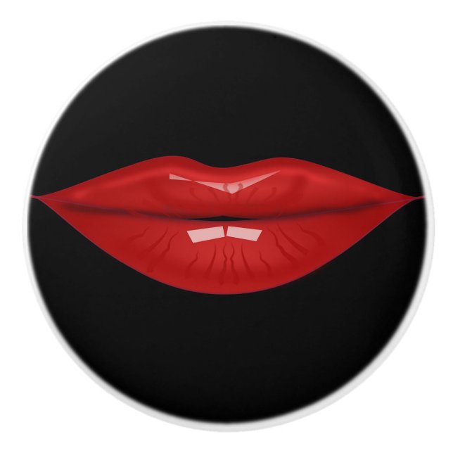 Kiss Shops oder Girls Room Keramikknauf (Vorderseite)