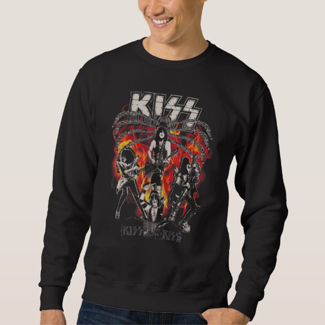 Kiss Spider Bühne Sweatshirt (Vorderseite)
