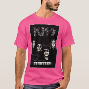 Kiss The Band - 1974 Album - Strutter Texte T-Shirt