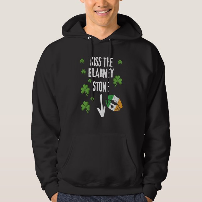Kiss The Blarney Stone St Patricks Irish Sayings   Hoodie (Vorderseite)