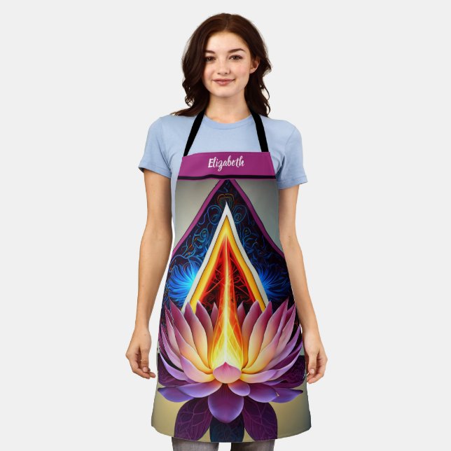 Kiss The Cook Food Koch Kitchen GRILLEN Baker Lotu Schürze (Getragen)