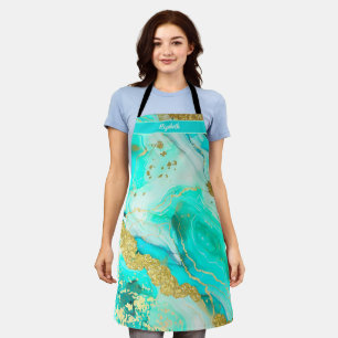 Kiss The Cook Food Koch Kitchen GRILLEN Baker Marb Schürze