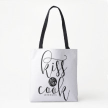 Kiss The Cook Modern Script Personalisiert