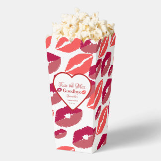 Kiss the misss goodbye valentine bridal shower geschenkschachtel