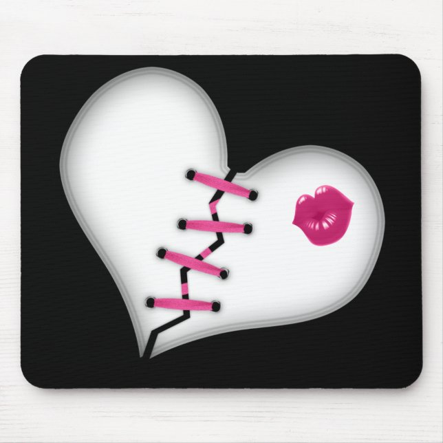 KISS THE STITCH MOUSEPAD (Vorne)