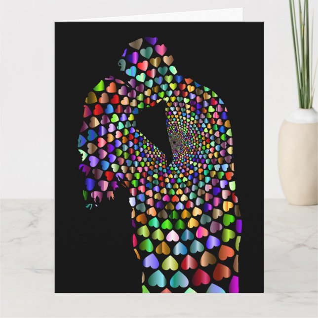 KISS WEDING JAHRESGRÜNDKARTEN KARTE (Vorderseite)