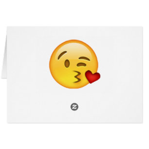 Kiss werfen - Emoji