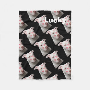 Kissable Pitbull Fleecedecke