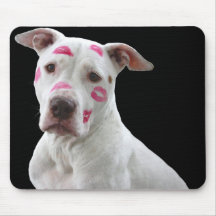 Kissable Pitbull Mousepad