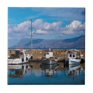 Kissamos alter Hafen Fliese