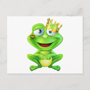 Kissed Froschprinz Postkarte