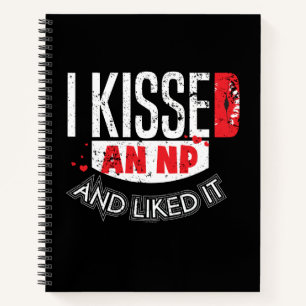 Kissed NP Nurse Practitioner Ehegatte Ehefrau Notizbuch