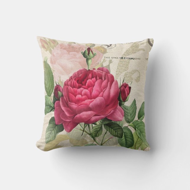 Kissen 20" der Rosen-(3) x 20" (Vorderseite)