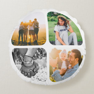 Kissen 8 Foto Doppelseitige runde Vorlage