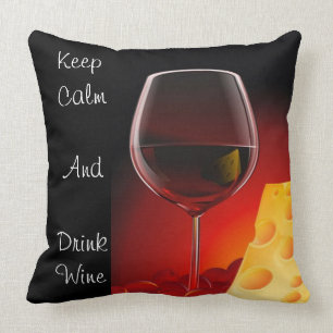 Kissen aus Wein und Käse