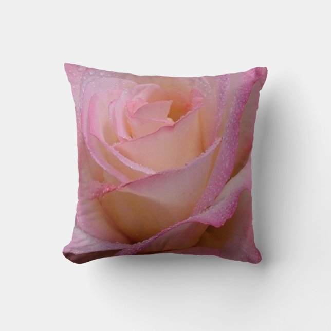 Kissen Beautiful Pink Rose (Vorderseite)