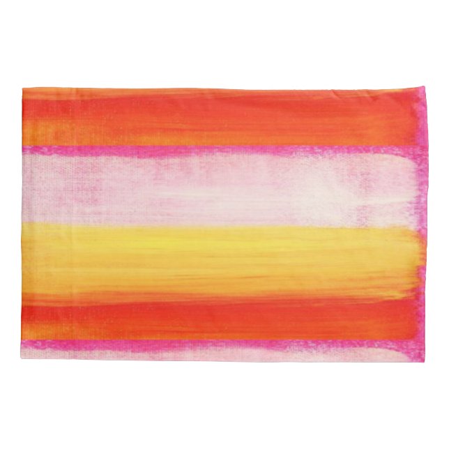 Kissen Case Red Yellow Kissenbezug (Rückseite)