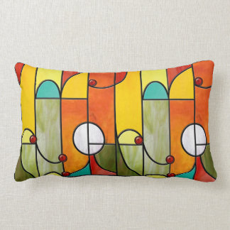 Kissen des befleckten Glases Auftragart Tiffany