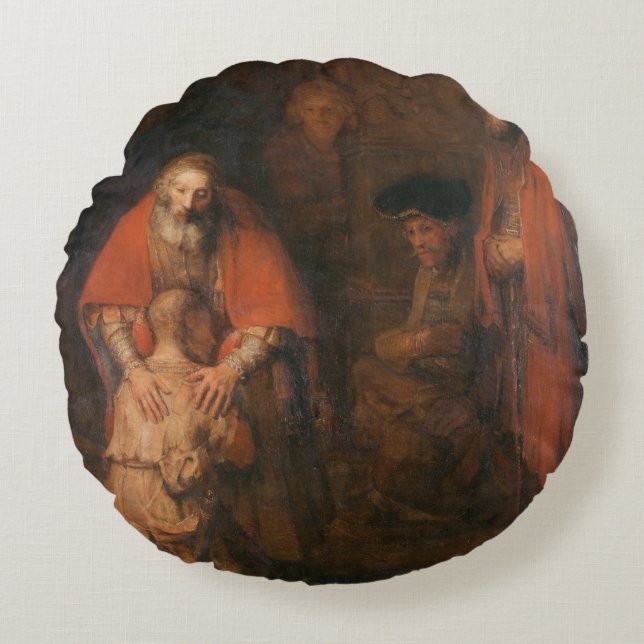 Kissen Die Rückkehr der Prodigal Son Rembrandt (Vorderseite)