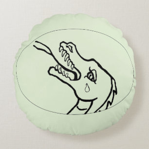 Kissen - Drachenkopf in Farbe