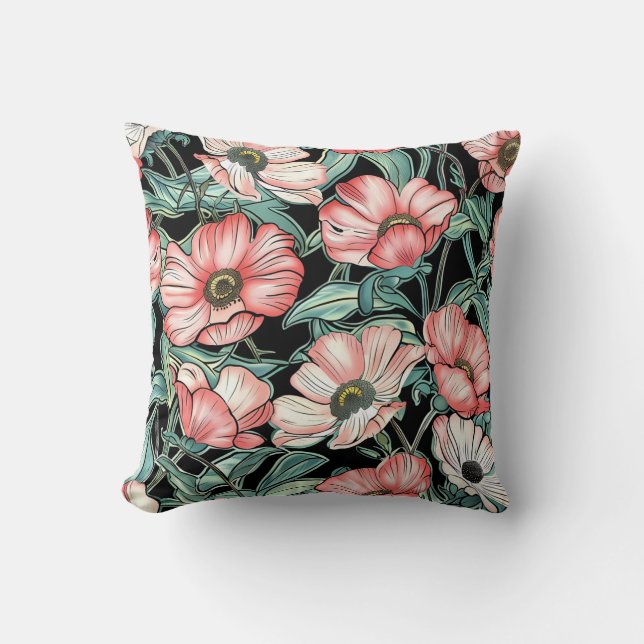 Kissen für Blume im Stil der 20er Jahre (Vorderseite)