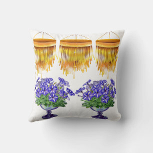 Kissen für den Blumendruck, Vintage Blume,