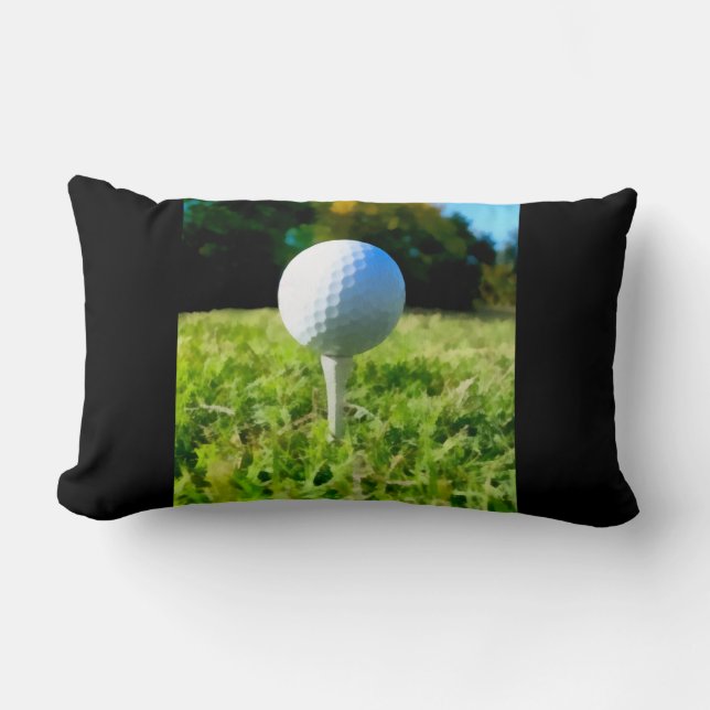 Kissen für Golfspieler Golf und Tee Art (Vorderseite)