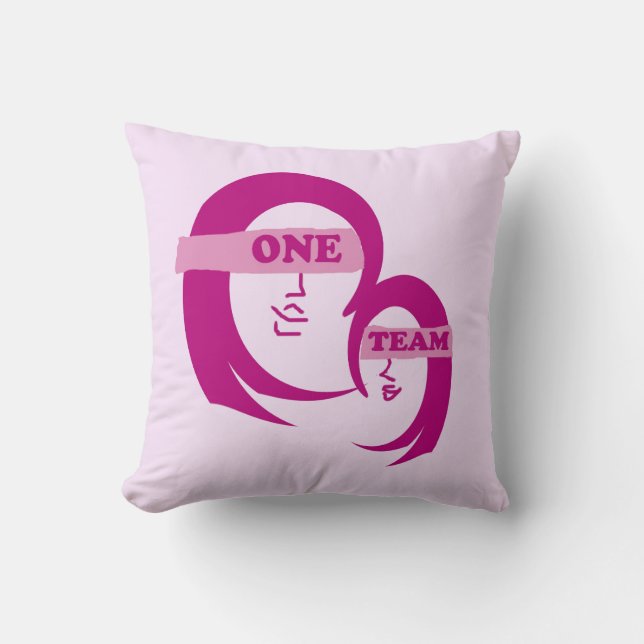 Kissen für Mutter und Tochter (Vorderseite)