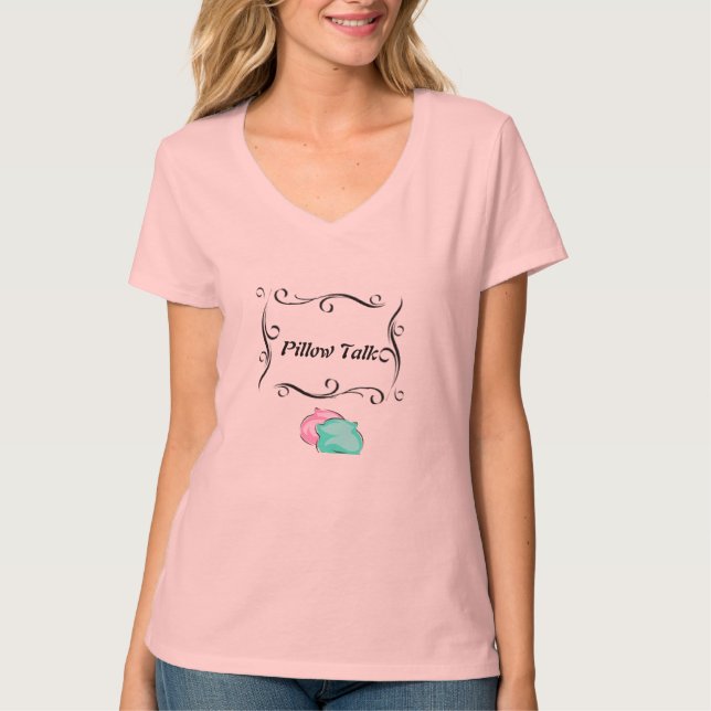 Kissen-Gesprächs-T - Shirt (Vorderseite)
