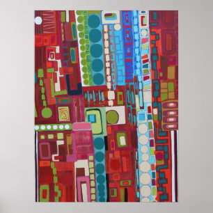 Kissen Haus 18 x 24 Plakat