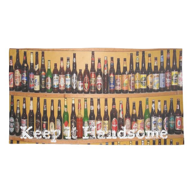 Kissen-Hüllen Behielt es Handsome Beer Kissenbezug (Rückseite)