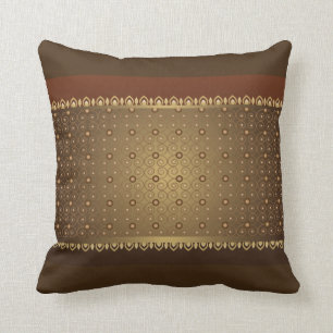 Kissen im asiatischen Vintage-Stil mit Linien