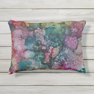 Kissen im Freien/Kolourburstinken/Pinks-Grüntöne