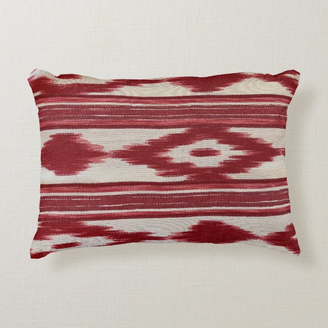 Kissen im Mallorca Zungenstoff Design (Vorderseite)