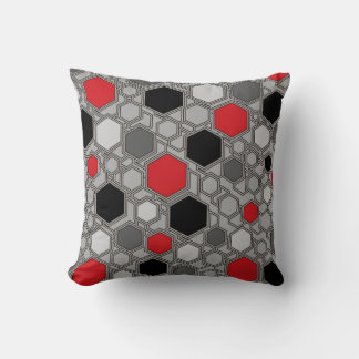 Kissen im modernen geometrisch abstrakten Stil