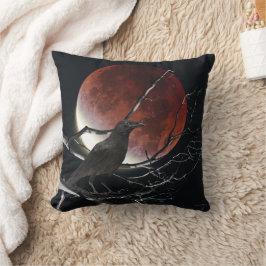 Kissen in Rot und Schwarz