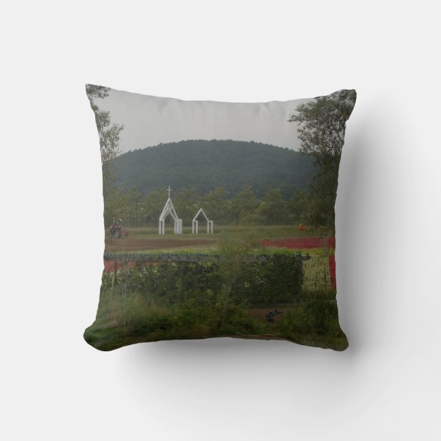 Kissen - Lavendel-Landsitz-Garten (Vorderseite)