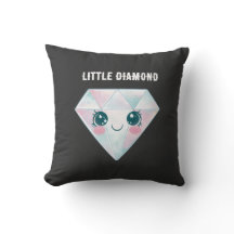 Kissen Little Diamond – Süßer funkelnder Quadratis