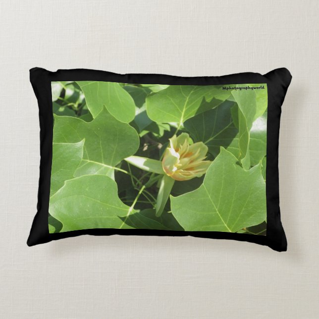 Kissen Métaséquoia und Tulipier 40x30 cm (Rückseite)