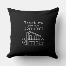 Kissen mit Aufdruck 'Ich bin Architekt'