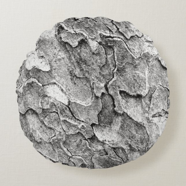 Kissen mit Baumrinde (Vorderseite)