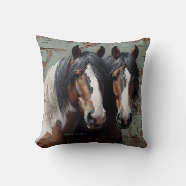 Kissen mit Brüdern drucken. (Vorderseite)