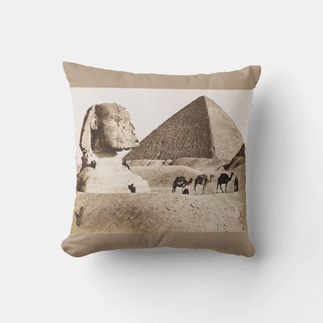 Kissen mit einem Vintagen Bild (Vorderseite)