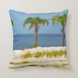 Kissen mit gepflegtem Strand