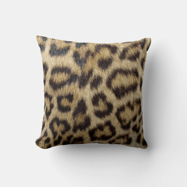 Kissen mit Leopard-Druck (Vorderseite)